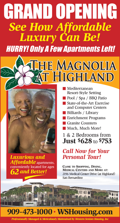 The Magnolia at Highlands Senior Citizen Apartments Grand Opening Ad