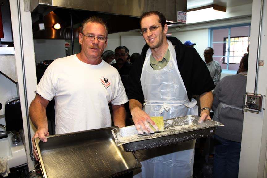 Ben and Terry volunteered and served Thanksgiving Dinner at the Salvation Army Corps.