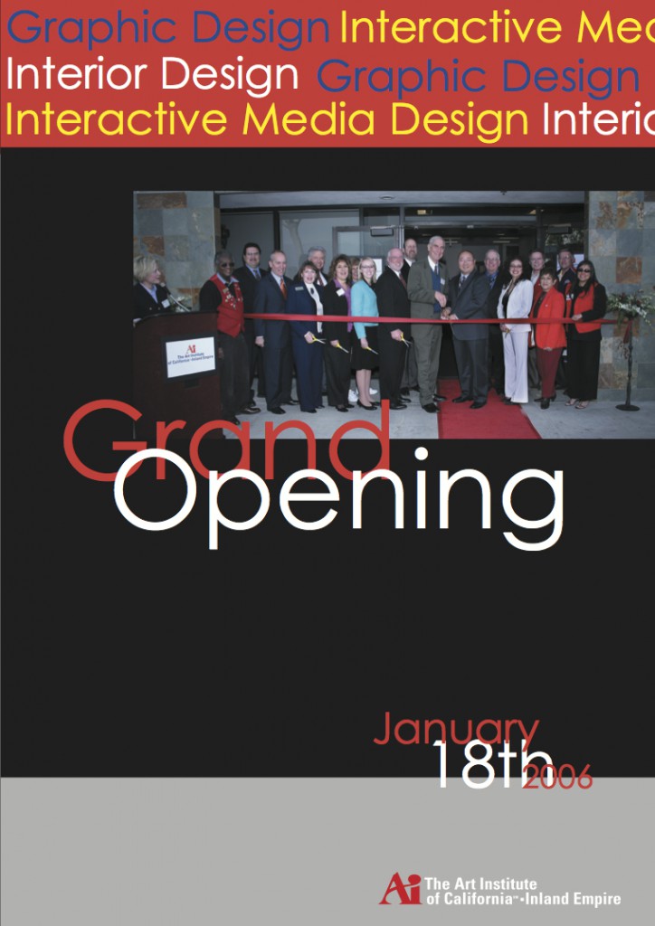 Enjoy the Grand Opening video of The Art Institute of California - Inland Empire.  Watch at: http://youtu.be/AqG3kESMpLM  