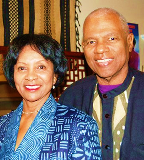 Wilmer Amina Carter and her husband Ratibu Jacocks